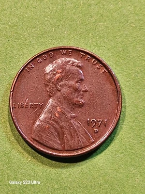1971D Lincoln 1-CENT with RPM, DDO Errors & Die Chips Error! - Image 1 of 4