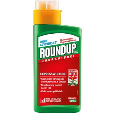 Roundup Unkrautvernichter Express 400ml Konzentrat Unkrautex gegen Unkraut - Bild 1 von 4
