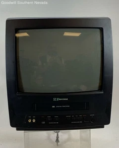 Emerson EWC1302 13in Television CRT VCR Combo Tested - Picture 1 of 7