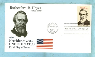 Scott 2218A ARTMASTER FDC,  Presidential Series,  "Rutherford B. Hayes".... - Image 1 of 3