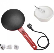220V Electric Crepe Maker Baking Pizza Machine Portable Pancake Pan Non-stick