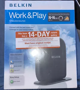 Belkins Work and Play WLAN Router Dual Band N - Bild 1 von 4