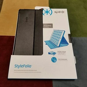 Speck iPad Pro 12.9 inches StyleFolio Black Multiple Viewing Typing Angles - Picture 1 of 12