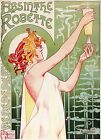 Vintage Art nouveau Absinthe Drink  Print  Classic  Canvas Framed (24"x20")