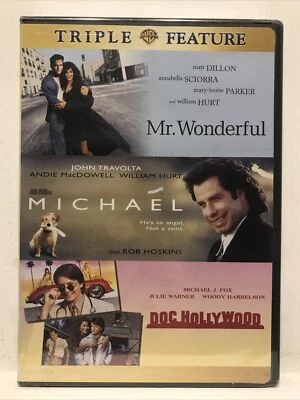 Mr. Wonderful/Michael/Doc Hollywood (DVD, 2-Disc Set) Triple Feature / NEW - Image 1 of 4