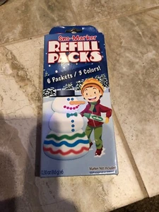 Ideal Snow-Maker Refill Packs - 2 Each of 3 Colors - New A11 - Picture 1 of 2