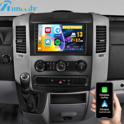 2+32G Android 13 Autoradio Carplay GPS NAVI Für Mercedes Benz Sprinter 2006-2017 - Bild 1 von 4