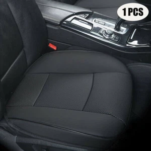 1× PU Leather Front Car Seat Cover Auto Chair Cushion Pad Protector Accessories - Picture 1 of 12