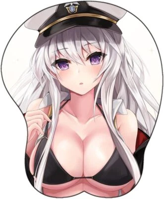 Anime Mouse pad Azur Lane Enterprise Anime Design 3D Ergonomic Mouse Pad with Wr - Image 1 of 4
