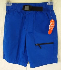 Wonder Nation Boys' Short Buckle Up Stretch Comfort Waist Medium (8) Blue - Picture 1 of 2