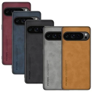 For Google Pixel9 9Pro XL Nubuck Leather Fabric Coated Rubber Hard case cover - Picture 1 of 15