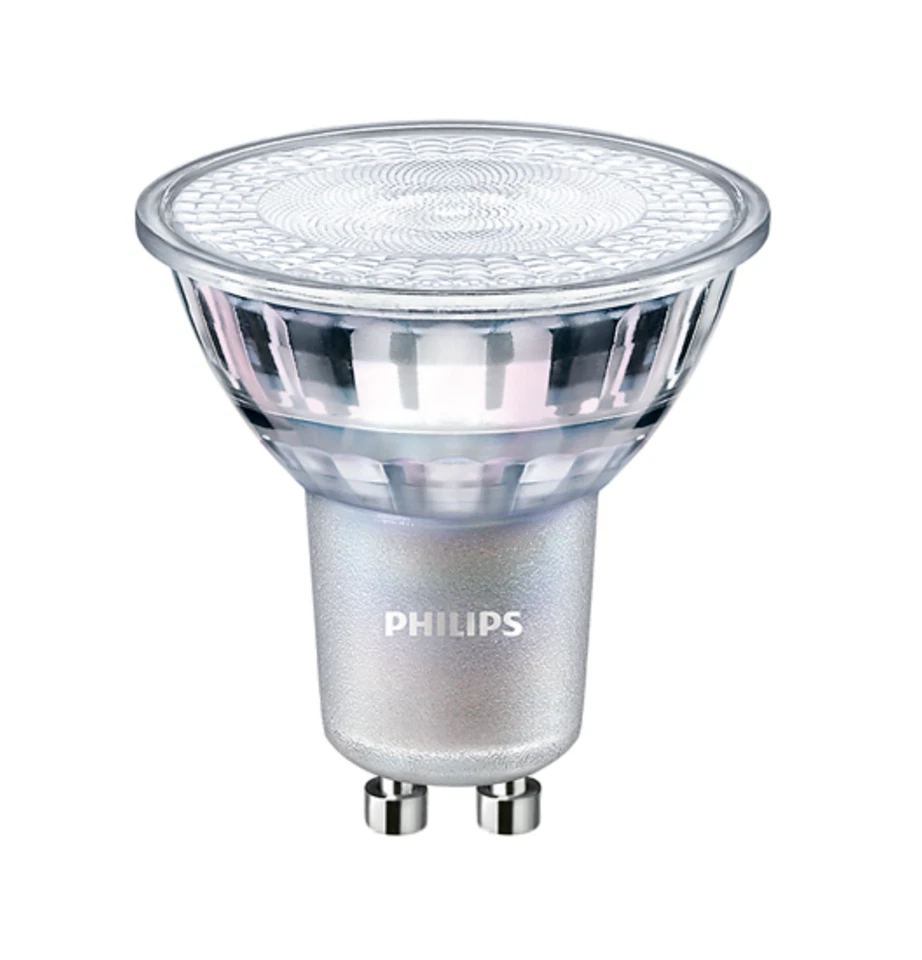 PHILIPS MASTER LED SPOT GU10 HIGH OUTPUT LAMP, 4.9W 50W DIMMABLE SPOTLIGHT - Image 1 of 1