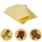 Tattoo Practice Skin, 5 Pcs 12X8" 1.2Mm Thick Silicone Fake Skin Blank Double Si