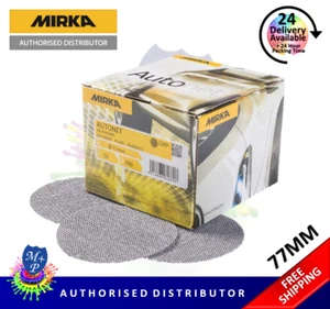 Mirka Autonet 77mm 3" Box of 50 Sanding Discs P80 - P500 Grits Available - Picture 1 of 6