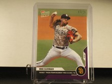Mike Clevinger - MLB TOPPS NOW Card 263 - Purple 07/25 Foil Parallel
