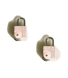 10x Zahlenschloss Vorhängeschloss Keller Koffer Taschen Spind Schloss Key Rosa - Bild 1 von 3