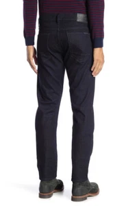 NUEVO CON ETIQUETAS HUDSON Blake Zip Fly Jeans Delgados Rectos Talla 30 Battle Royal (Índigo Oscuro) - Imagen 1 de 12