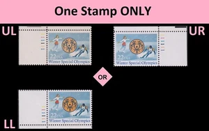 US 2142 Winter Special Olympics 22c plate single #111111 MNH 1985 - Picture 1 of 1