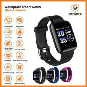 Waterproof Sport Smart Watch Bracelet Heart Rate Blood Pressure Fitness Tracker