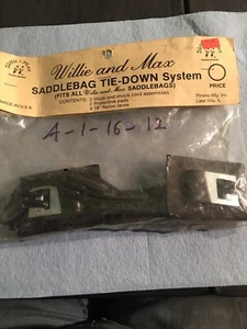 Willie and Max TD100 Saddlebag Tie Down Set - Picture 1 of 2