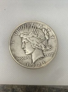 1921 Peace Dollar I2 - Picture 1 of 2