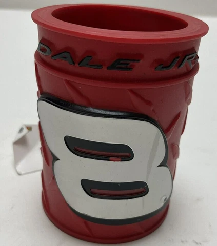 Dale Earnhardt Jr. Can Koozie Red and Black #8 Cover