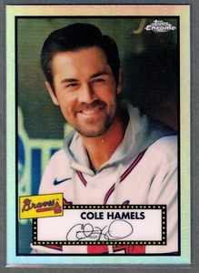 Refractor Cole Hamels 2021 cromo platino aniversario - Imagen 1 de 2