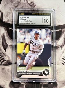 2021 Topps Now Off-Season #OS-05 Wander Franco CSG 10 PR:1675