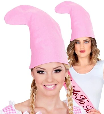 WIDMANN S.R.L. Zwergenmütze rosa Hut Märchen Fabelwesen Elfen Gnome Kobold Wichtel 120387C13