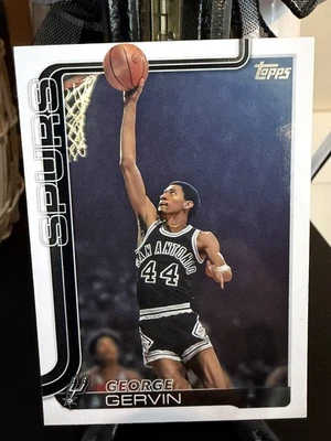 2025-26 Topps 旗舰篮球卡 #265 George Gervin 圣安东尼奥马刺队  — 第 1/2 张图片