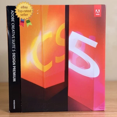 Adobe Creative Suite 5 Design Premium Windows Photoshop Illustrator InDesign CS5 - Image 1 of 4