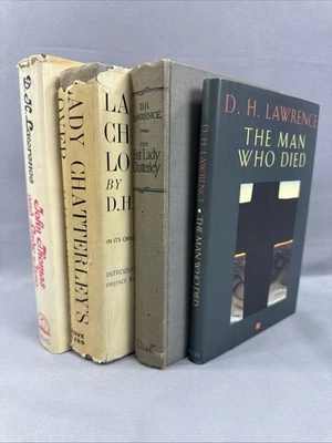 Vintage Book Lot of 4 DH Lawrence Mixed Titles Hardcover Books - Image 1 of 4