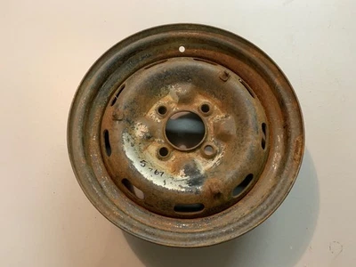 1967 67 Datsun Roadster 14x4 1/2 TOPY wheel rim 5-67 4 1 /2-Jx14s 3.2t Nissan - Image 1 of 4