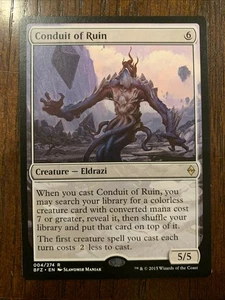 Conduit of Ruin -  Battle for Zendikar Lightly Played, English - MTG - Picture 1 of 2