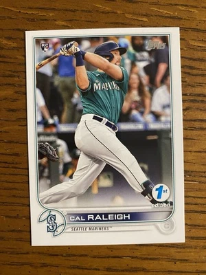 2022 Topps 1st Edition Cal Raleigh RC Rookie #277 Mariners - Image 1 of 2