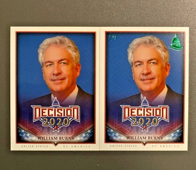 2020 Decision William Burns LOT (2) GREEN FOIL /5 - SHIPS FAST! - Image 1 of 3