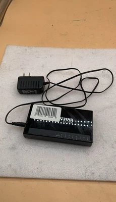 Comtrend ES‑7208 8‑Port 10/100 Black Ethernet Switch w/ Power Cable  - Image 1 of 4