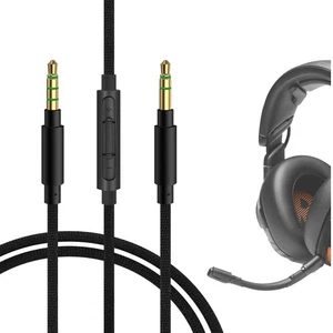 Cable de audio Geekria con micrófono para JBL Live 670NC (4 pies) - Imagen 1 de 6
