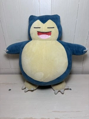 Peluche grande Pokemon Snooze Action Snorlax 11 pulgadas 2020 sonido parlante vibración Foto 1 de 4