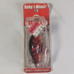 Mann's Baby 1- Minus Vintage Crankbait Lure 1/4oz - Red Craw - Picture 1 of 3