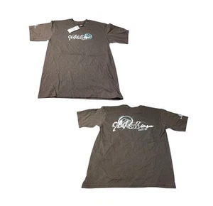 Vintage 2000 Y2K Quiksilver Brown T-Shirt Size Boys Large NOS - Picture 1 of 7