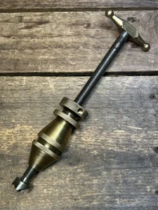 Vintage Brass Valve Reseating Tool O. F. Stetzel Patent June 1947 - Picture 1 of 8