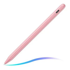 Stylus Pen for iPad (2025-2018) with Fast Charge Palm Rejection, Active pink - Picture 1 of 7