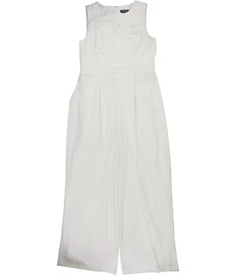 S.L. Fashions Mono De Mujer Con Detalle De Ojal, Blanco, 10 - Imagen 1 de 4