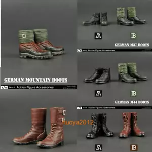 Stivali da combattimento cavi ZYTOYS 1:6 adatti 12" action figure soldato maschio prevendita - Foto 1 di 20