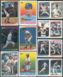 Andy Van Slyke #132/14 Joe Carter 1989 Topps sticker