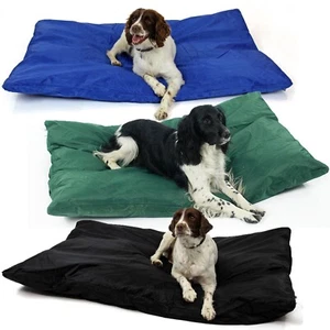 Waterproof Dog Bed Heavy Duty Cover Hardwearing Puppy Pet Cushion Mattress Tough - Picture 1 of 41