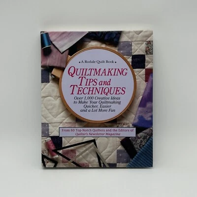 Rodale Quilt Book: Quiltmaking Tips & Techniques HC VTG 1994 Pre-Owned - Image 1 of 4