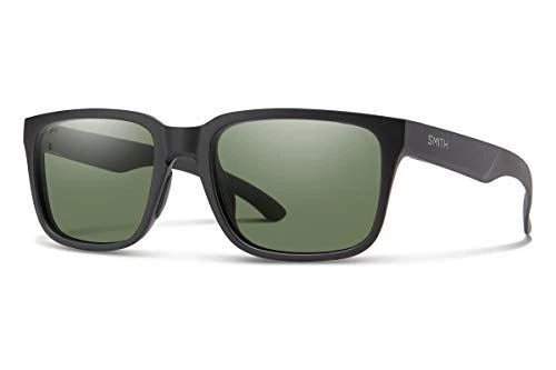 Smith Headliner Square Sunglasses in Matte Black/ChromaPop Polarized Gray Green - Image 1 of 1