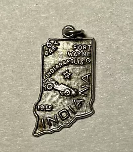 Sterling Silver Charm "Indiana" .925 - Picture 1 of 2